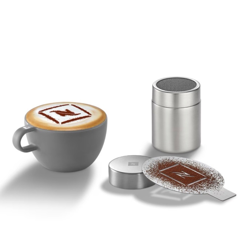 Like New Nespresso Barista Cappuccino Kit with Shaker and Stencil